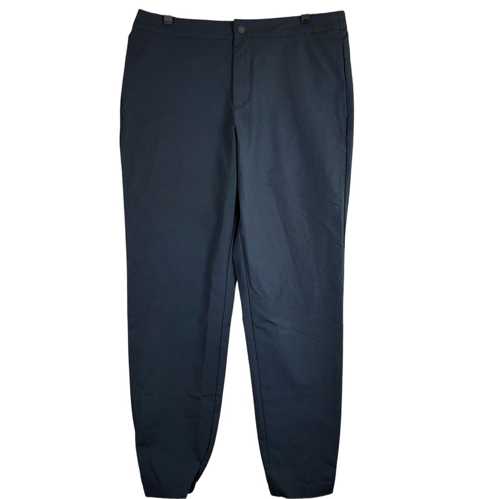 Banana Republic Motion Tech Mens Black Hybrid Jogger Pants Size 36 Stretch